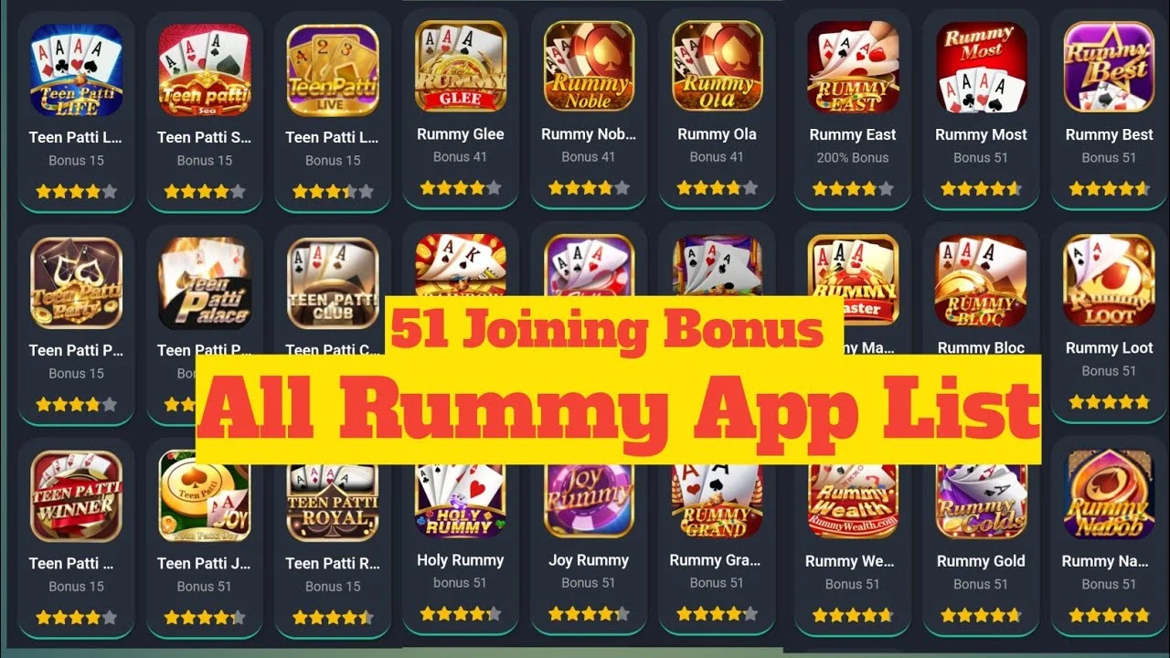 all rummy application banner